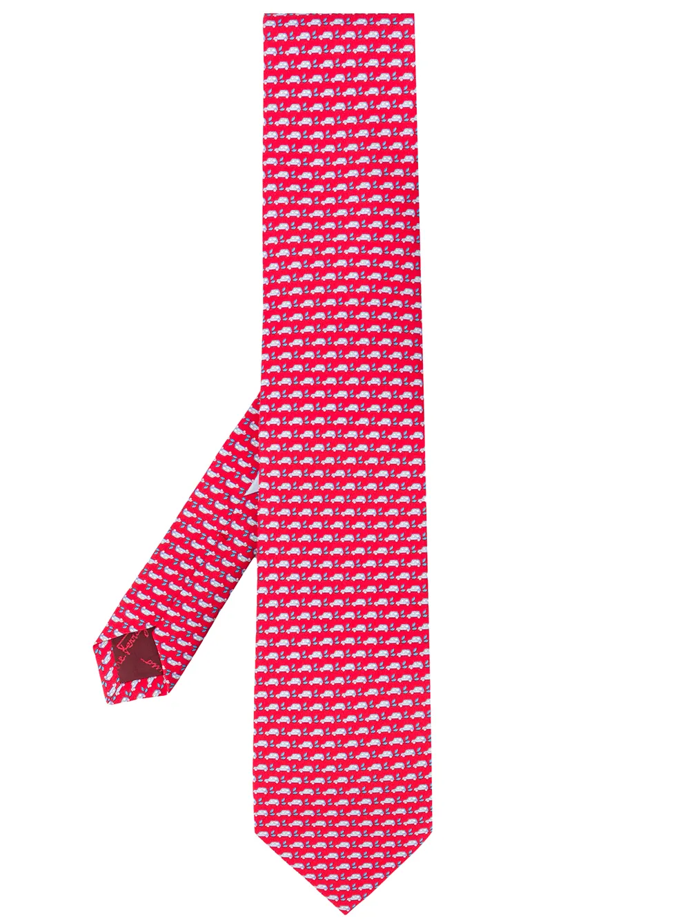 Ferragamo Zijden stropdas Rood