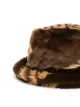 Gcds logo faux fur bucket hat