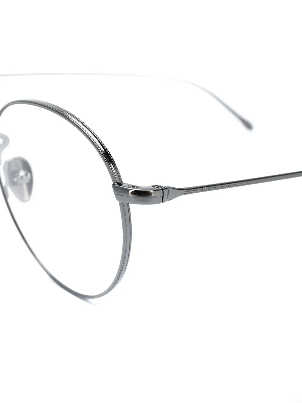 Giorgio Armani Bril met rond montuur Zilver