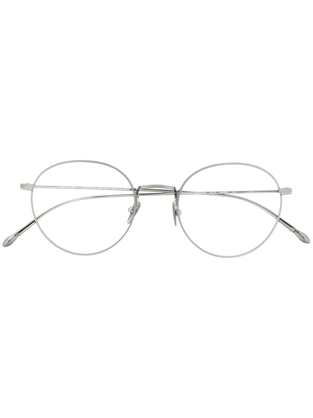 Giorgio Armani Bril met rond montuur Zilver