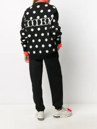 oversize polka dot jumper展示图