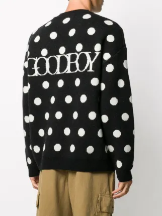 oversize polka dot jumper展示图