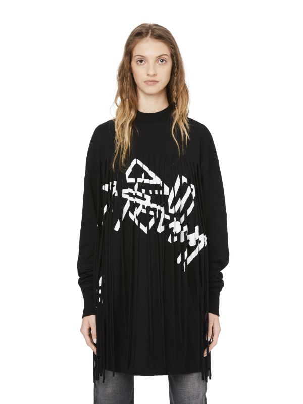 FRINGED DRESS - Palm Angels® Official