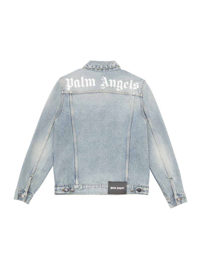 LOGO DENIM JACKET - Palm Angels® Official