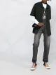 الصورة 2 من Palm Angels STRAIGHT LEG 5 POCKETS DARK GREY WHITE