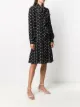 Erdem Magolia pussy bow silk dress