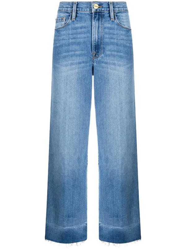 high rise wide jeans