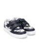 Image 1 of Monnalisa Mickey Mouse print touch strap sneakers