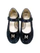 Monnalisa logo embellished ballerinas
