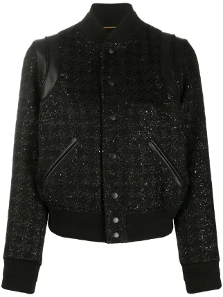 saint laurent sequin jacket