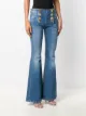 Balmain faded flare jeans