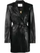 Image 1 of Nanushka belted faux- leather jacket