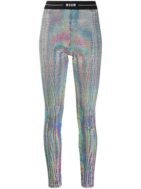 iridescent workout leggings