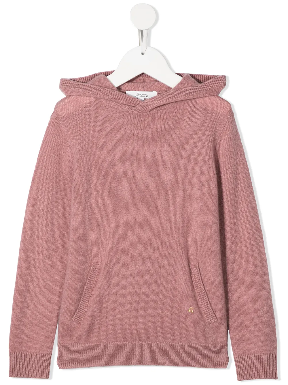 Image 1 of Bonpoint pouch-pocket hooded jumper