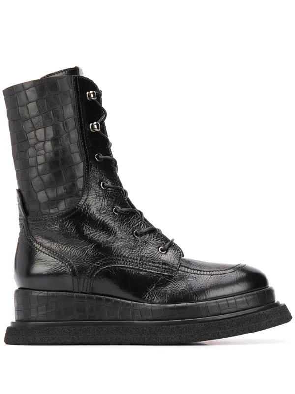 flatform ankle boots