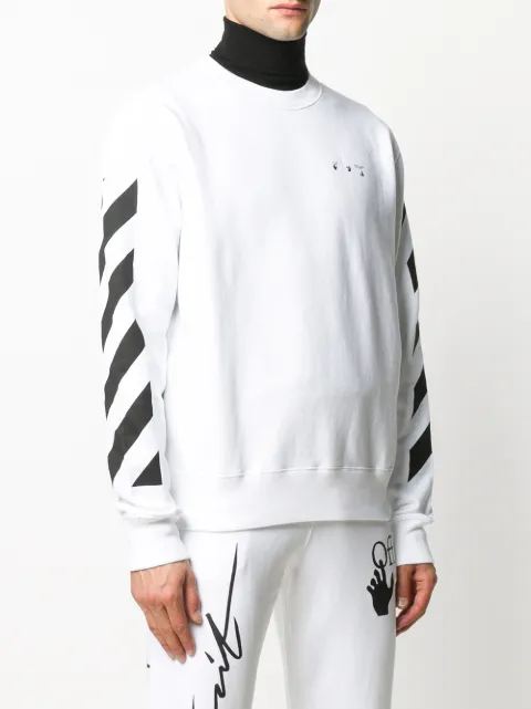 Off-White Marker Arrows graphic-print Sweatshirt - Farfetch