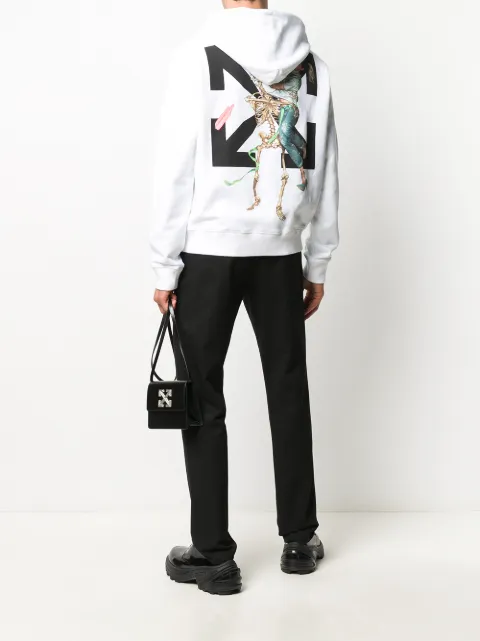 off white pascal skeleton hoodie