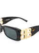 Balenciaga Eyewear BB rectangle-frame sunglasses