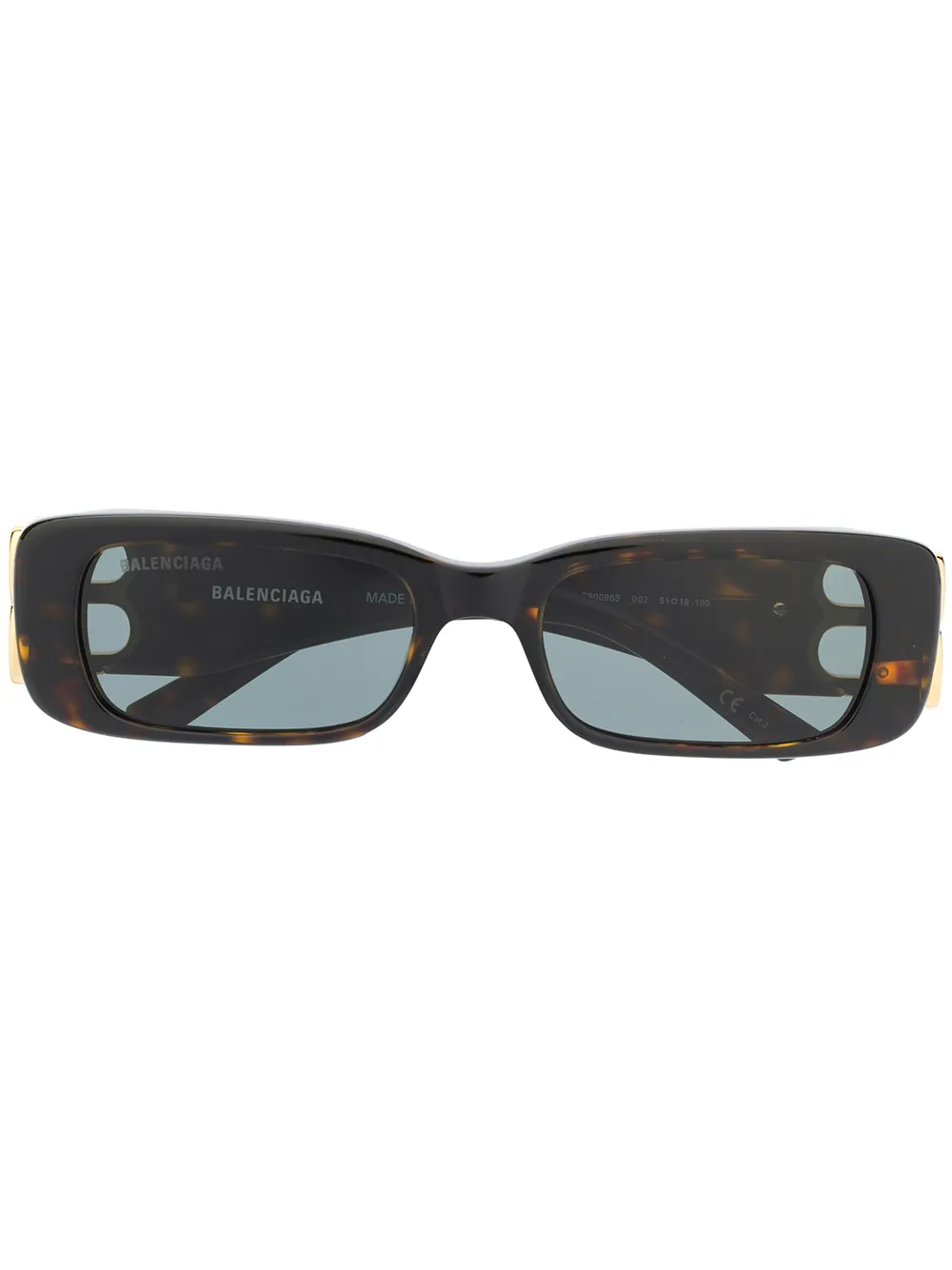 Balenciaga Eyewear Lunettes De Soleil Monture Rectangulaire