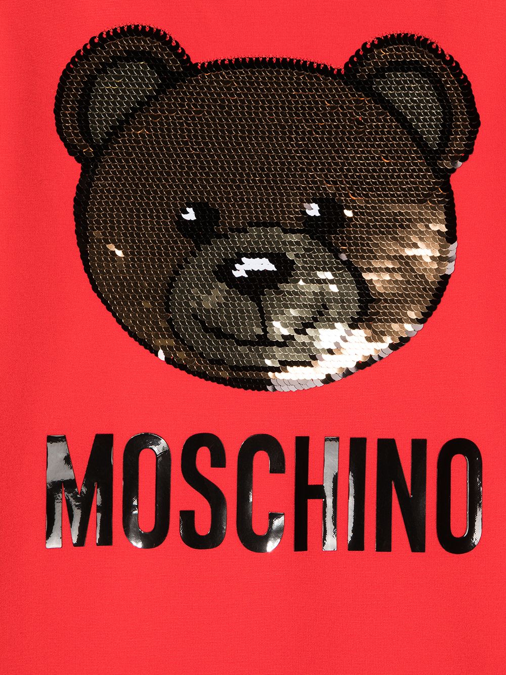 фото Moschino kids платье teddy с пайетками