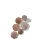 IPPOLITA 18kt yellow gold Polished Rock Candy 6-stone circle cluster brown shell earrings