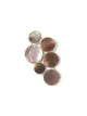 Image 2 of IPPOLITA 18kt yellow gold Polished Rock Candy 6-stone circle cluster brown shell earrings
