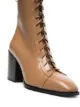 aeyde lace-up 75mm calf leather boots