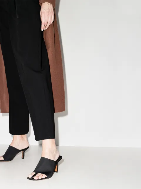 NEOUS Jumel 80mm square-toe Thong Mules - Farfetch