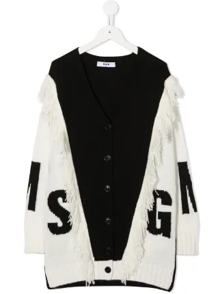 msgm fringe sweater