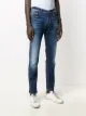 Pt01 washed slim-fit jeans