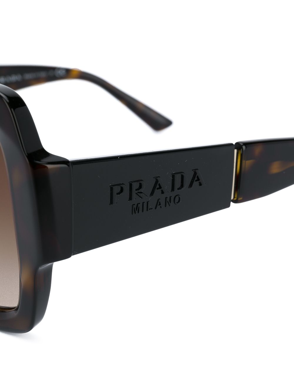 фото Prada eyewear солнцезащитные очки в квадратной оправе