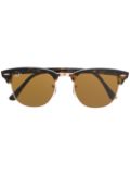 Ray-Ban tortoiseshell Clubmaster sunglasses - Brown