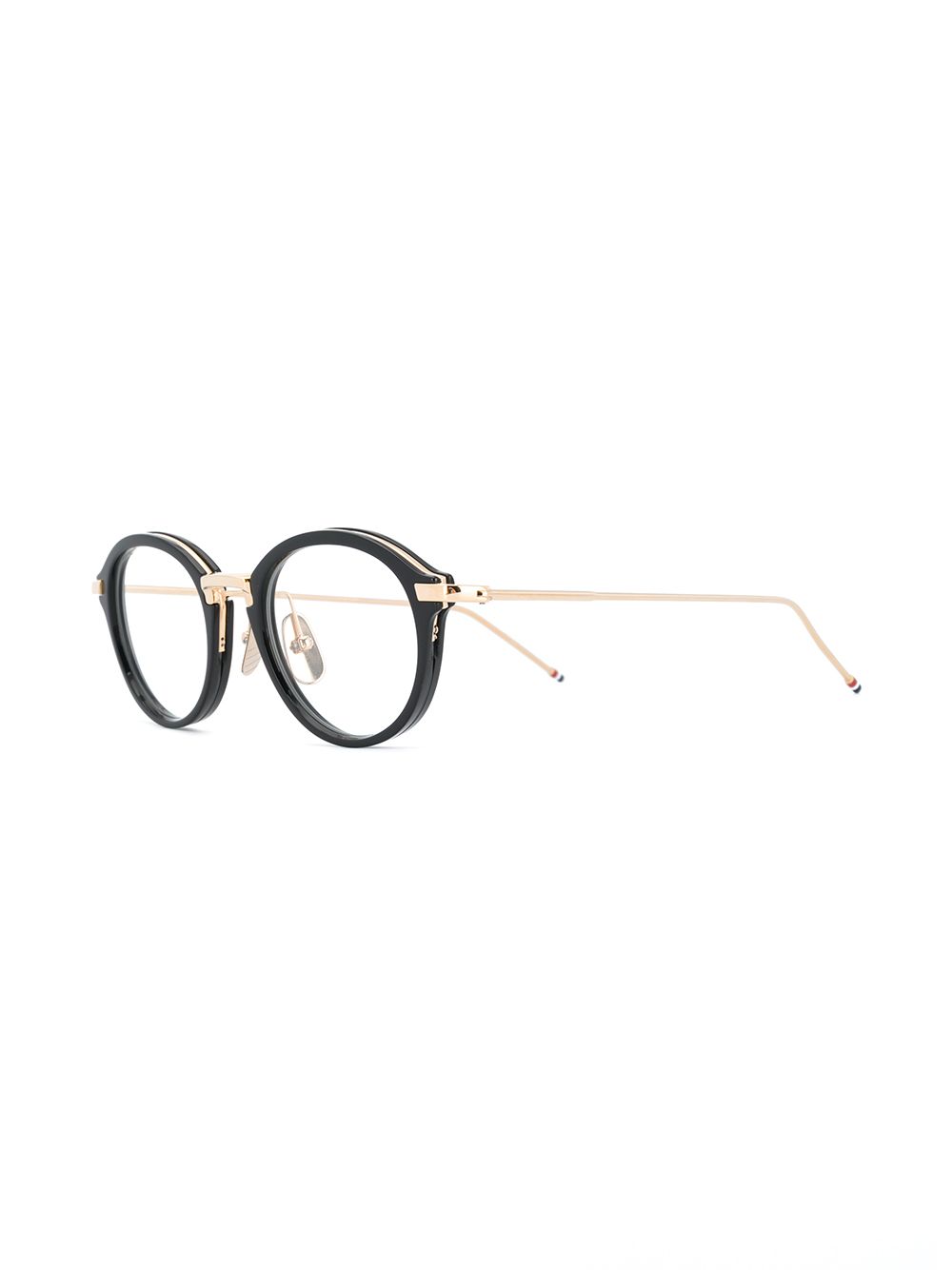 Thom Browne Eyewear Bril met rond montuur - Goud