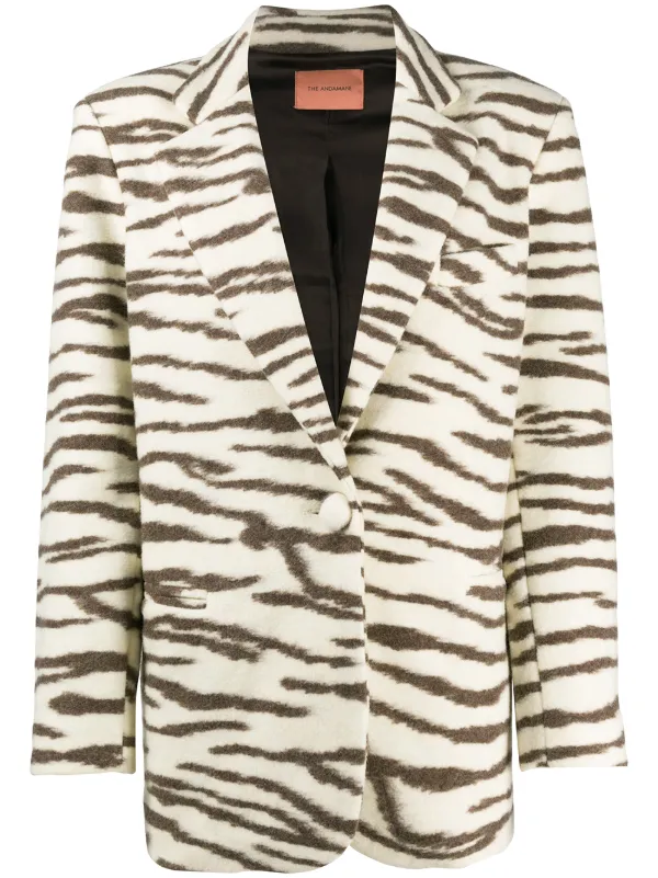 Zebra print blazer Clearance