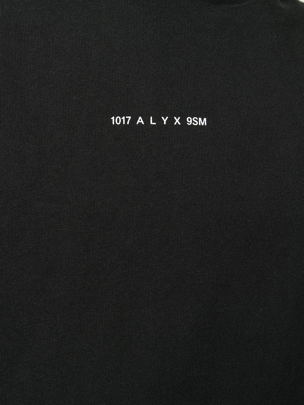 Shop Alyx Sphere Logo Printed Hoodie In Black