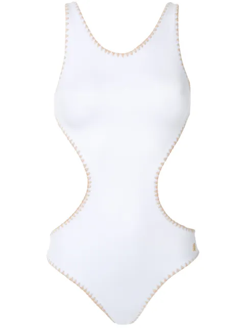 Brigitte crochet cut-out one-piece