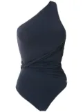 Brigitte Alessandra draped one-piece - Blue