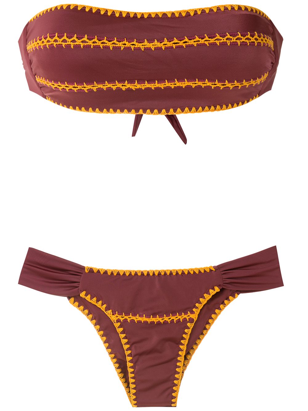 фото Brigitte crochet bandeau set bikini