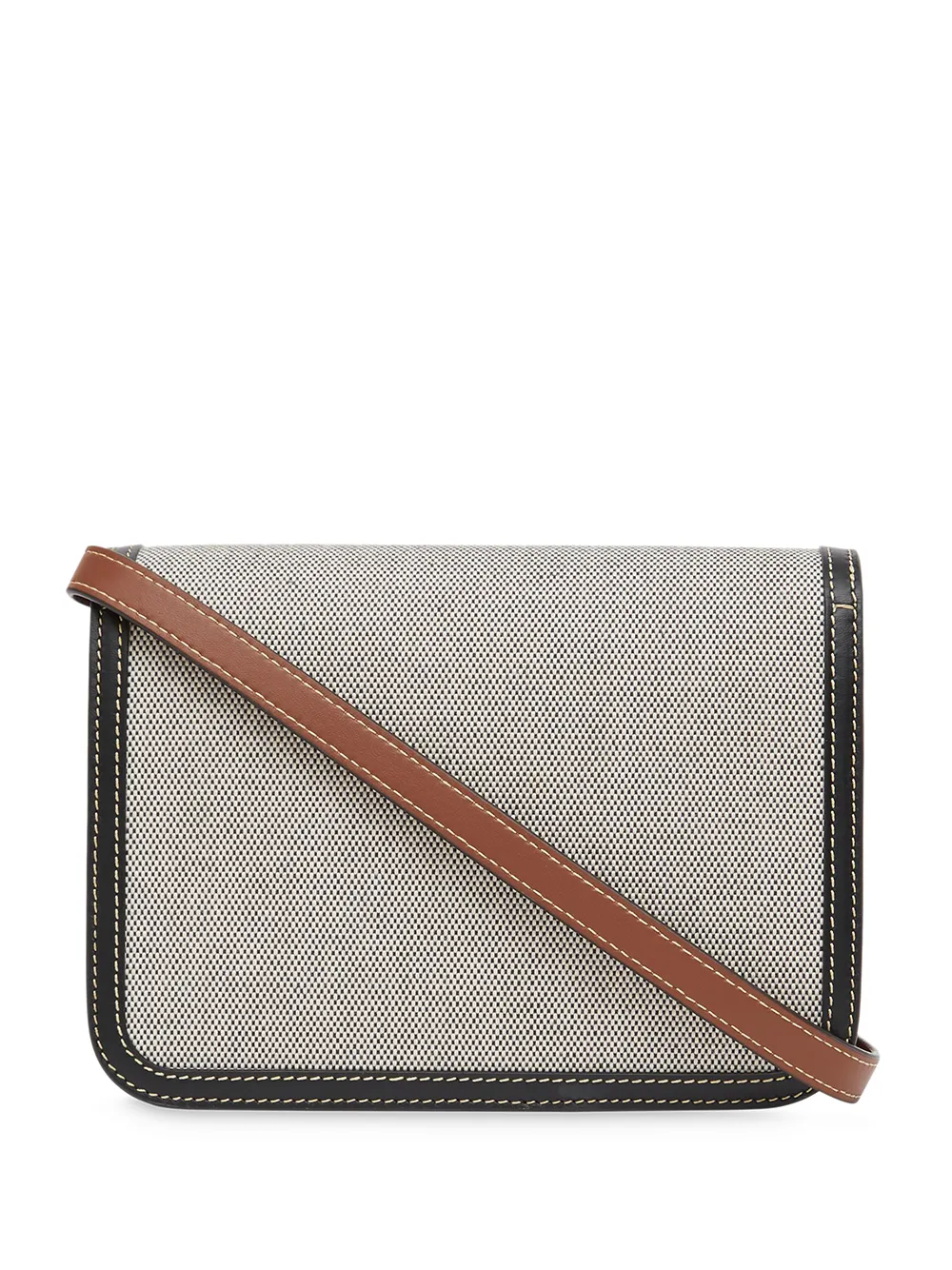  Burberry Small Tri-tone Tb Bag - Black 