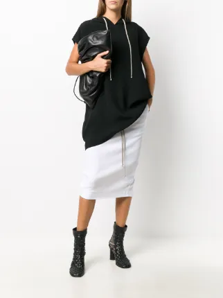 drawstring short-sleeve hoodie展示图