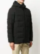 Woolrich logo embroidered padded coat