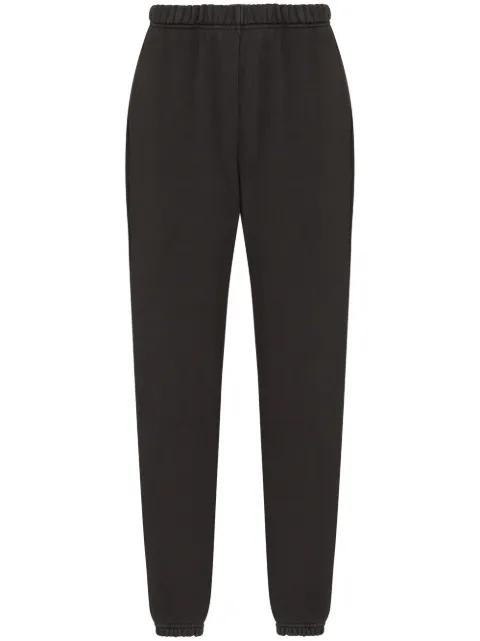 elasticated waistband tapered track pants