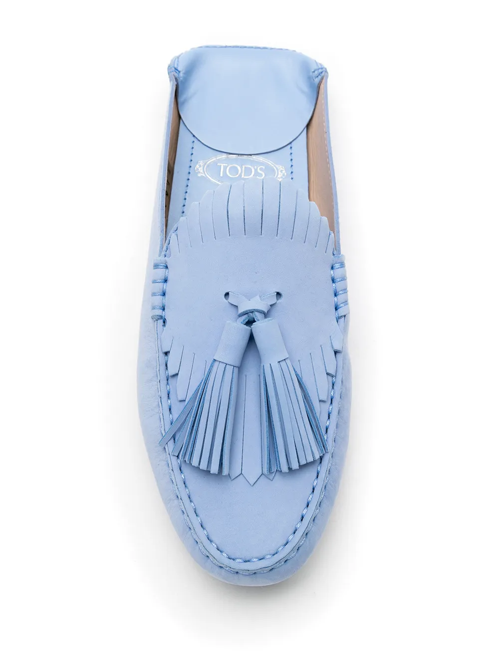 Tod's Tods Womens Blue Loafer Blauw