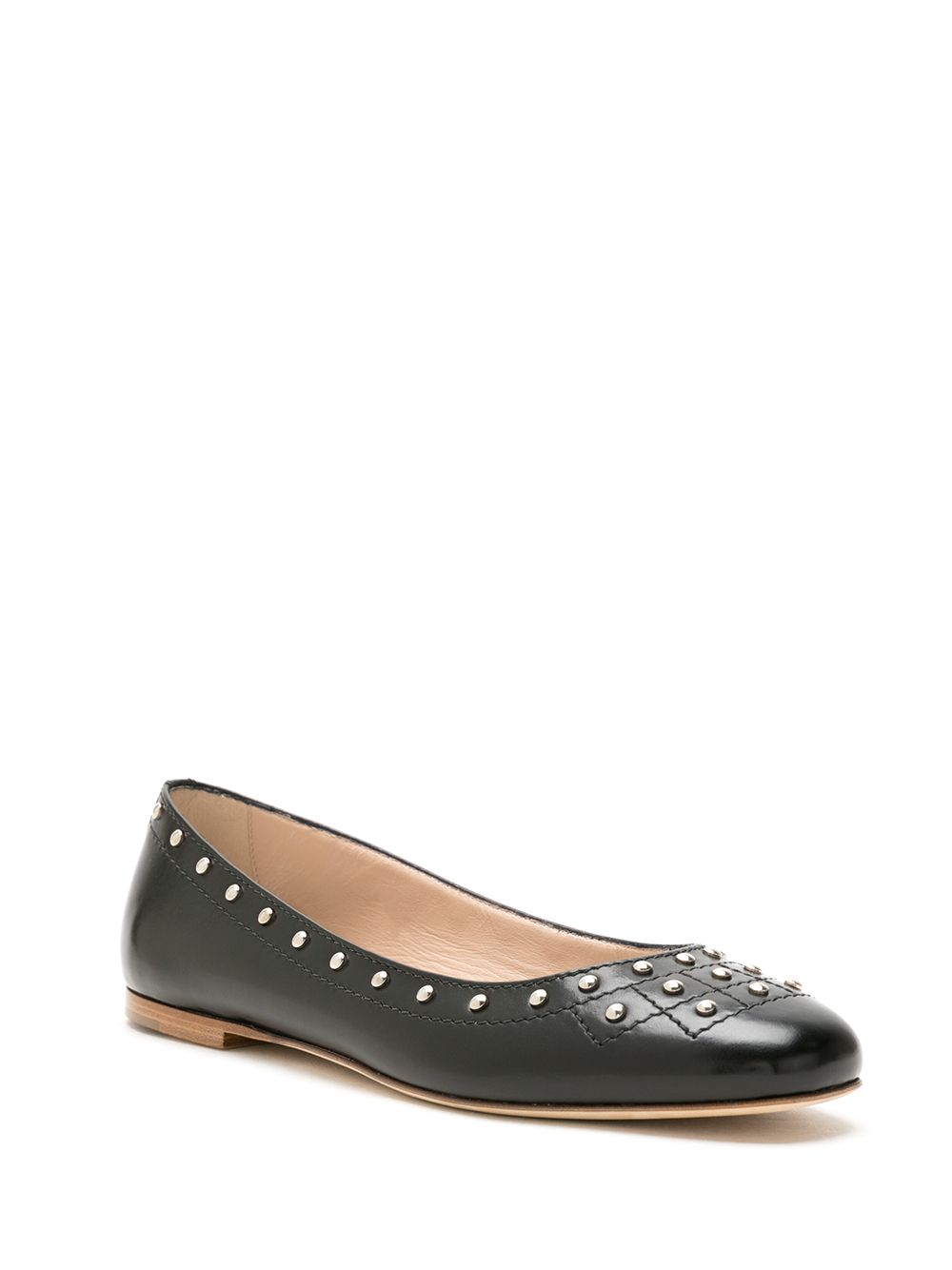 Tod's Ballerina's met studs - Zwart