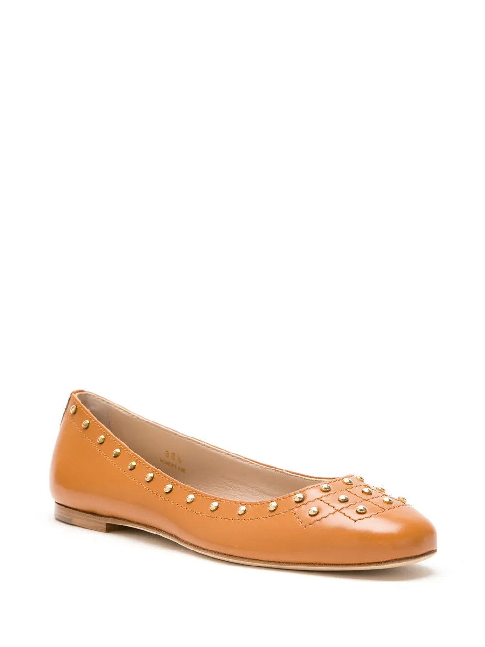 Tod's Ballerina's met studs Bruin