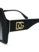 Dolce & Gabbana Eyewear نظارة شمس بزينة مونوغرام