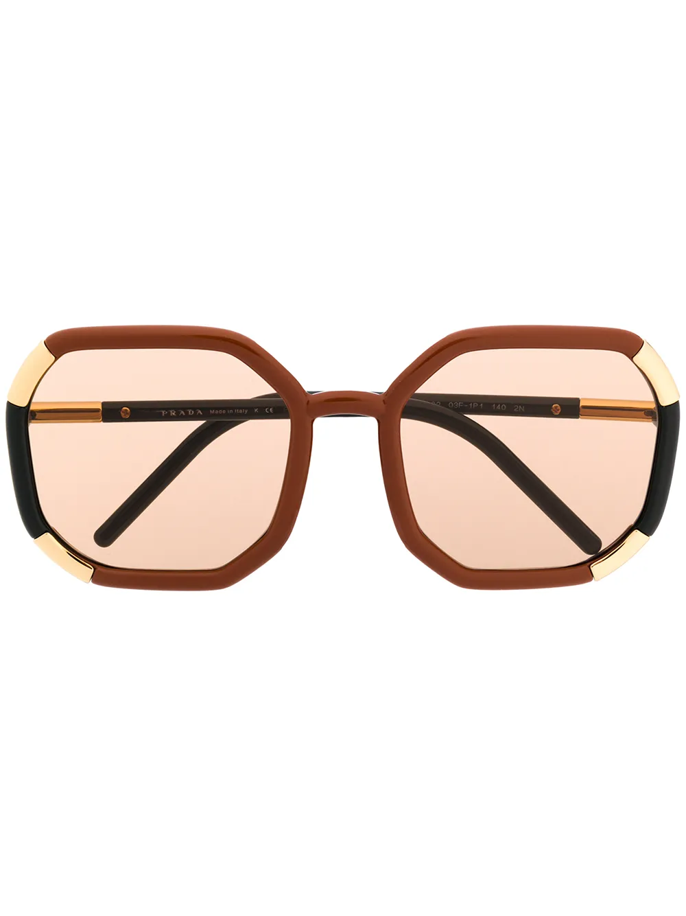 

Prada Eyewear lentes de sol Decode - Marrón