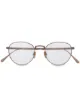 Image 1 of Persol round bronze frame sunglasses