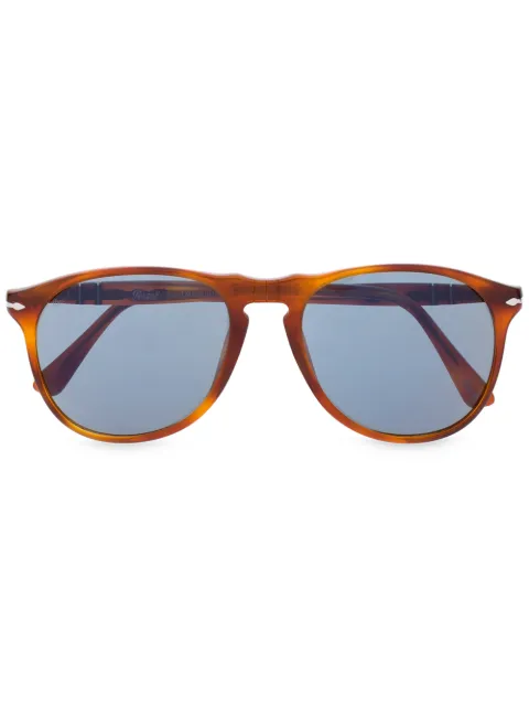 Persol blue tint round sunglasses