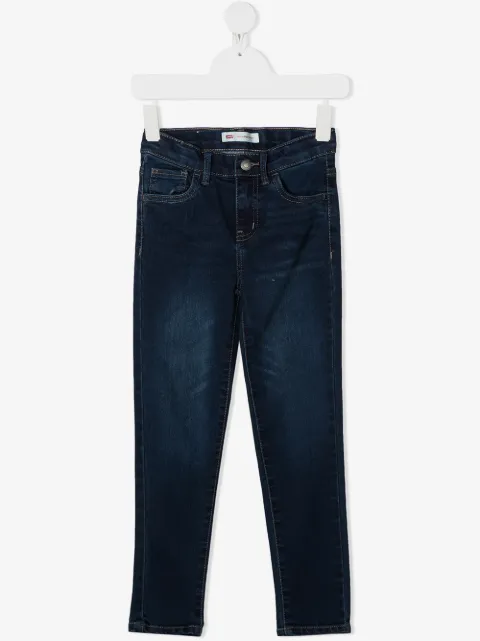 Levi's Kids faded slim-fit jeans 